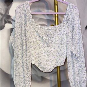 Lush NWOT S {$89} S Floral Print Women's Top